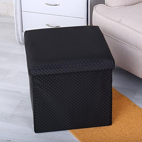 Storage ottoman,Storage stool Folding bench toy chest Changing shoes stool Sofa stool-A 38x38x38cm(15x15x15)