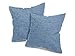 Produktbild Doppelpack - energiesparende Verdunklungsvorhänge oder Kissenhüllen Rustico von Home Decoration - Thermo-Chenille – schallisolierend + wärmeisolierend + verdunkelnd, Kissenhülle 48 x 48 cm, jeans