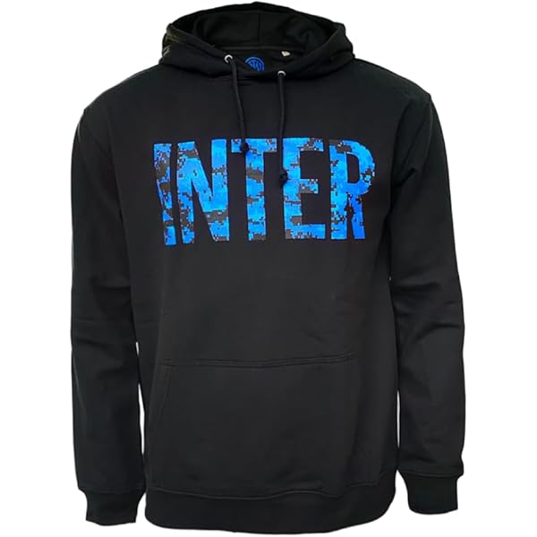 Felpa Con Cappuccio Inter Ufficiale - 'Amarti è Destino' 100% Cotone Per Tifosi Nerazzurri - Foto 13