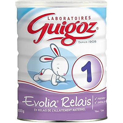 GUIGOZ Evolia Relais 1 Lait Infantile 1er Age en Poudre de 0 à 6 Mois Boîte de 800 g