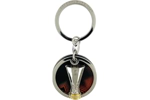 UEFA Europa League Llavero Offset 2 piezas, Plata, Talla única