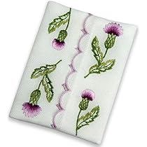 Justina Claire Taschentuchhalter 'Narzisse' – Weiß, 12,5 X 8 Cm
