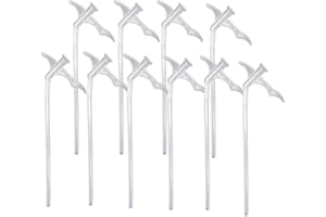 GWTDTOAD 10 Stück Montageschaum Aussprührohr Lang Montage Schaum Sprührohr Ersatzrohre Düse, Bauschaum Pistole Tube Benutzt Für Löcher Lücken Und Risse Sprühschaum