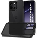TheGiftKart Back Cover for OnePlus Nord 6 / CE 6 5G Case | Hard Translucent Smoke Matte Back | Hybrid Shockproof Design | 360 Degree Protection OnePlu