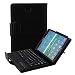 Produktbild Smart Keyboard Case für Samsung Galaxy Tab S2 8.0, Galaxy SM-T710 Tastaturhülle, Kickstand magnetisch Leder robuste Schutzhülle Folio mit Abnehmbarer Wireless Tastatur T715/T713, schwarz