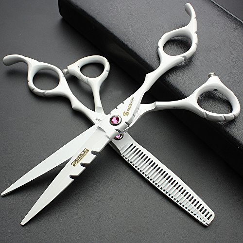 6 inch Japan 440c Sharp Professional Hairdressing Scissors 17.5 Hairdresser Hair Cutting and Hair thinning Dedicated… - Image 3