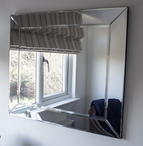 Online Furniture World Hursley Frameless Bevelled Mirror