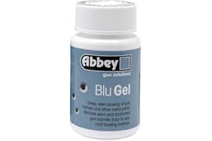 Genérico Abbey BLU Gel, Gel Pavonador en Frío, 75 ml, Restaurador de Acabado Azulado para Metales, Especial para Rifles, Pistolas, Airsoft, metálicos
