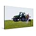 Produktbild Premium Textil-Leinwand 90 cm x 60 cm quer, Flüssigdünger auf dem Deich | Wandbild, Bild auf Keilrahmen, Fertigbild auf echter Leinwand, ... Ostfriesland verteilt (CALVENDO Technologie)