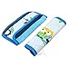 UNIVERSAL padded Harness Seat belt Strap Cover REVERSIBLE (blue/owl)