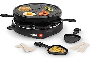 Tristar Raclette a Zone RA-2998 6 Persone, Nero
