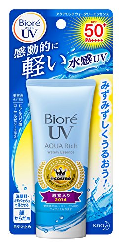 Biore KAO JAPAN AQUA RICH Sarasara SPF50+ PA++++ NEW 2015 50g Sunscreen - 5