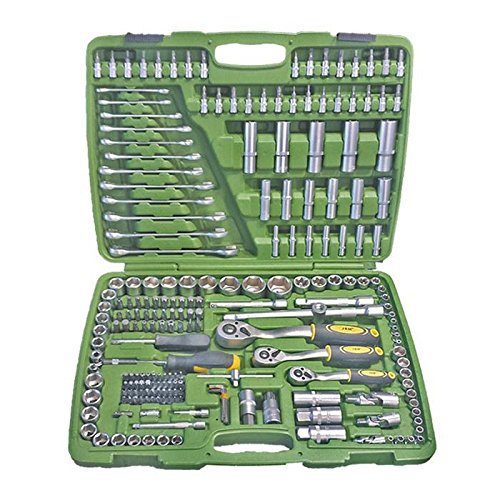 JBM 50895 - Pack de 216 piezas con vasos hexagonales en estuche (cincado) color verde
