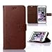 Produktbild NewTH iPhone 7 Lederhülle Schmetterling Weinstock Schutzhülle Retro Muster Etui Brieftasche Handschlaufe Cover Schale Ständer Etui Karten Slot Magnetverschluss iPhone 8 Flip Case