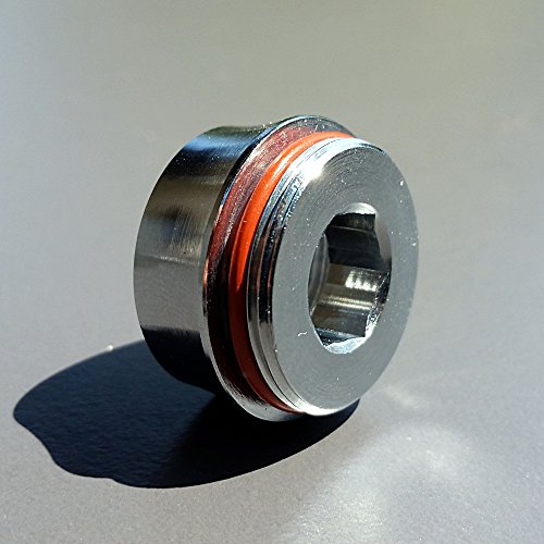 M20 IG x M22 AG, chrom, Gewinde Adapter M22 Aussengewinde auf M20 Innengewinde f. Gewinde von neueren Designhähnen – für kleine Perlstrahlergewinde zum Anbringen z.B. eines Aquadea Crystal Wirblers- M 20×1 IG x M22x1 AG. Oft bei Designerhähnen. - 2