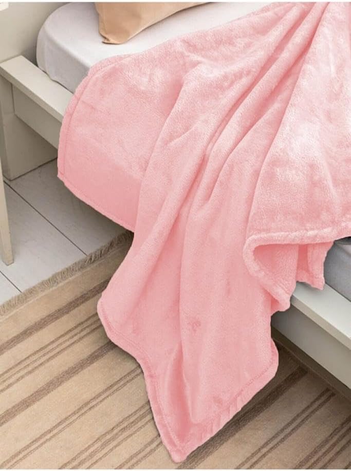 Mulberry Wellsoft TV Battaniyesi | Yumuşacık, Sıcak Tutan, Hafif ve Şık Koltuk Battaniyesi, Pembe, 100x170 cm,%100 Polyester