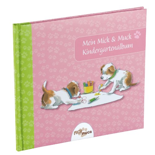 Download Pagna 20514-15 Kindergartenalbum Mick und Muck Motiv Malen, 24 x 23 cm, 48 Seiten, rosa