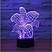 Produktbild Blumen Form Led 3D Lampe Visuelle Illusion Usb Cartoon Nachtlicht Led 7 Farbe Baby Schlafen Tischlampe Kinder Weihnachtsgeschenke, fernbedienung Und Touch