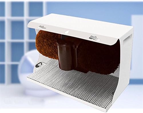 QFFL Shoe Polisher Automatic Sensor Vertical Shoeshine Household Dual Motor Electric Shoe Brush Machine 3 Color Optional Shoe Brushes (Color : B)