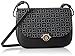 Produktbild Tommy Hilfiger Damen Effortless Novelty Med X-Over Prnt Stofftasche, Mehrfarbig (Black/Logo), 3x7x11 cm