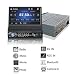 Produktbild 1DIN 17,8 cm Rutsch Daunen Auto Stereo FM nur Bluetooth MP3 MP4 Player mit USB SD Europa Kartenmaterial Autoradio