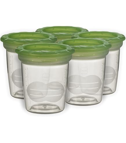 Maymom Colostrum & Storage Bottles Leak Proof Lids, Breastmilk Freezer Or Refrigerator Storage, Made Without BPA; 12pc/pk