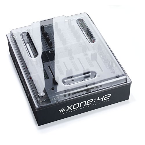 DecksaverCover for Allen & Heath Xone 42 - Super-Durable Polycarbonate Protective lid in Smoked Clear Colour, Made in The UK - The DJs' Choice for Unbeatable Protection
