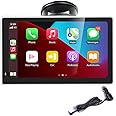 Monitor de Pantalla táctil de 7" para Apple Carplayer inalámbrico y Android Auto Reproductor Multimedia autoradio con Dos par