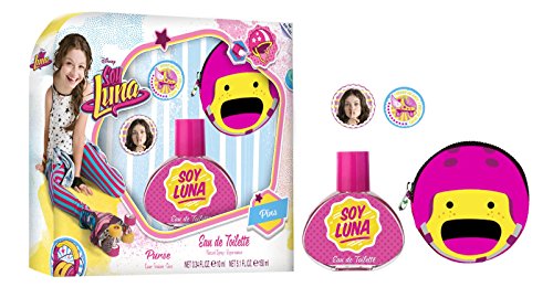 Disney Soy Luna 3-teiliges Geschenk-Set für Mädchen (Duft und Accessoires: Eau de Toilette 30 ml, Geldbörse, 2 Pins) - 2