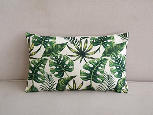 Tropische Pflanzen und Flamingos Baumwolle Leinen Kissenbezüge AMERICAN ART Dekokissen Kissen Home Decor Sofa werfen Kissenbezug almofada - 2