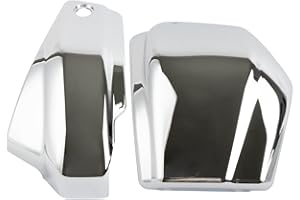 PSLER Boczne osłony baterii osłona panel boczny do VSTAR XVS 1100 1999-2011 chrom