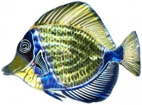 Next Innovations WA3DMANGELFISHBL/GR Angelfish Refraxions 3D Wall Art, Blue and Green