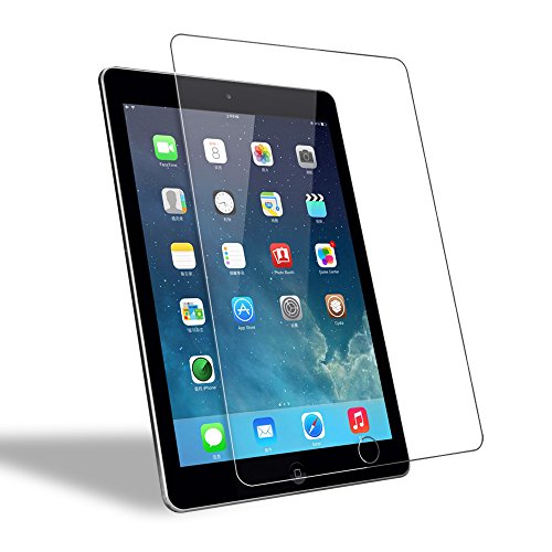 iPad Air 1/ 2 Panzerglas Schutzfolie, WEOFUN Ultra-klar iPad Air 2 Displayschutzfolie, Panzerfolie für iPad Air 1/ 2, iPad Pro 9.7 Panzerglas Folie [0.33mm, Anti-Kratzen, Anti Fingerprint, 9H Härte]