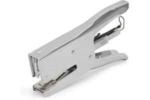 WAYTEX 931552 Pinzatrice tutto metallo 30 fogli meccanismo solido 100% metallo per graffette 24/6, 26/6, 24/8, 26/8, uso intensivo – metallo cromato