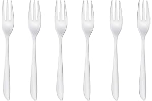 Sambonet Widelce do ciasta, stal nierdzewna, szary, zestaw 6 dessertgabeln