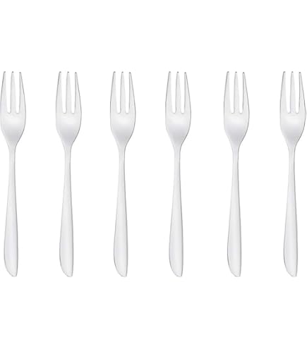 Set 13 Posate Da Dolce In Acciaio Inox 18/10 - 12 Forchettine E 1 Paletta Torta