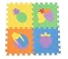 Bigood Foam Educational Toys Interlocking Puzzle Play Mat Floor Rugs 10P Fruit