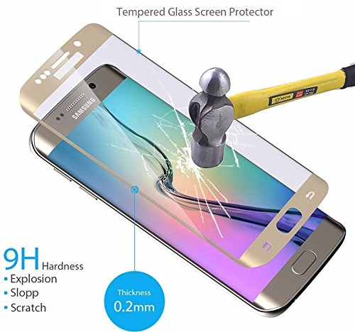 InShang Samsung Galaxy S7 edge Displayschutzfolie gehärtetem Glas super schlagfest hochtransparent Displayschutzfolie von hoher Empfindlichkeit,3D curve 100% fit Tempered Glass Screen protector cover - 3