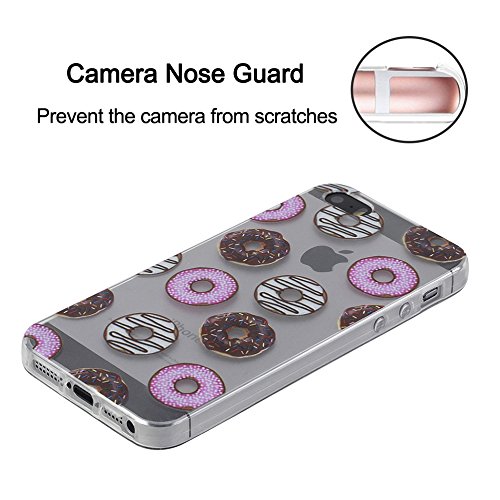 Funda iPhone 5 5S SE Silingsan Funda de Silicona TPU para iPhone 5 5S SE Carcasa Transparente Soft Clear Case Cover Funda Blanda Flexible Carcasa Delgado Ligero Caja Anti Rasgu os Anti Choque con Dise o Creativo - Donas Dulces reviews Funda iPhone 5 5S SE Silingsan Funda de Silicona TPU para iPhone 5 5S SE Carcasa Transparente Soft Clear Case Cover Funda Blanda Flexible Carcasa Delgado Ligero Caja Anti Rasgu os Anti Choque con Dise o Creativo - Donas Dulces