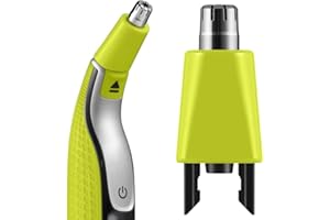 COMBLU Wymienne głowice do włosów w nosie do jednego ostrza, nosa i uszu oraz brwi, wymienne głowice kompatybilne z Philips Norelco QP2520 QP2515 QP2620 QP2630 itp