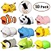 Price comparison product image SIZIMA 10 Pack Cute Animal Bites Cable Protector, Various Animal Cable Chewers Cable, Data Charger Cable Saver Protector, Including Tiger Pig Panda Cat Turtle Polar Bear Lion