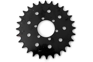 L-faster 28T Bicycle Fixed Sprocket For Brake Disc Mount Big Chain Wheel For Fixed Gear Bike 28 Tooth Sprocket For #410 Bicycle Chain
