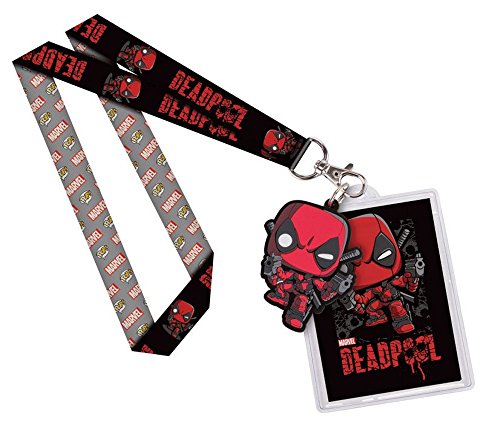 Preisvergleich Produktbild Marvel Comics - Schlüsselband Keychain - Mit Anhänger - Deadpool