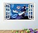PETER PAN FULL COLOUR WALL STICKER - GIRLS BOYS DISNEY BEDROOM C209 Size: Large
