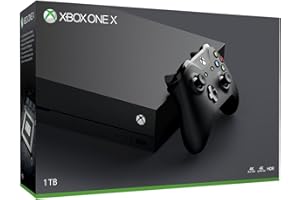Microsoft Xbox One X 1TB Console, Black, 18.5" x 12" x 5" (Refurbished) (Renewed)