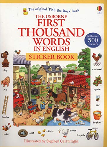 First thousand words In english Sticker book First thousand words In english Sticker book