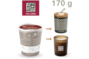 Esteban - Ricarica per Candela profumata 170g Teck & Tonka