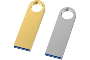 Wooolken Clé USB 3.0 Métal 16 Go Lot de 2,Mini Clés USB étanches 16 Go 3.0 pour PC, Ordinateur Portable, Stockage de données informatiques, Porte-clé
