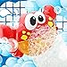 Price comparison product image Addmos Bath Toys, Bubble Maker Machine, Auto Kids Bath Bubble Machine with 12 Musics Baby Fun Shower Toys