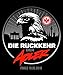 Produktbild Aufkleber Rückkehr - 10 x 12cm Eintracht Frankfurt + gratis Sticker Frankfurt forever, Sticker, Autoaufkleber